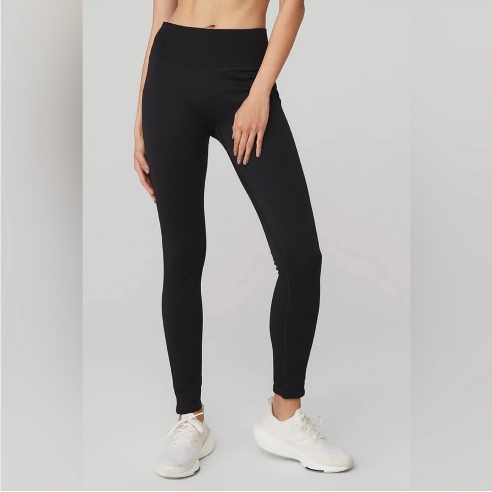 Alo Yoga Seamless Ribbed High-Waist Leggings